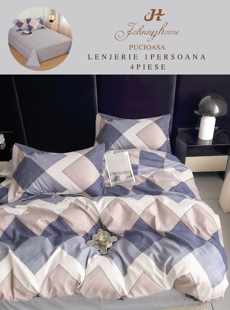 Lenjerii o Persoana Pucioasa Finet Bleu Geometric LSF88