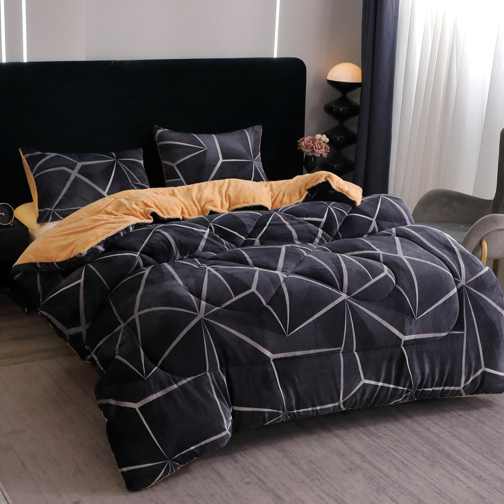 Pilote Groase Cocolino Pat Dublu Negre Geometric PCY107